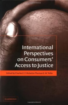 International Perspectives on Consumers' Access to Justice