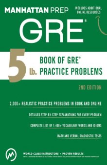 Book of GRE Practice Prob - Manhattan Prep