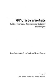 XMPP : the definitive guide