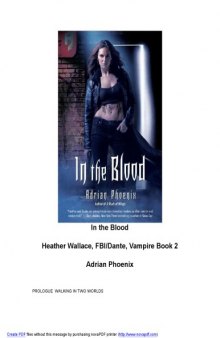 In the Blood: Book Two of the Maker's Song