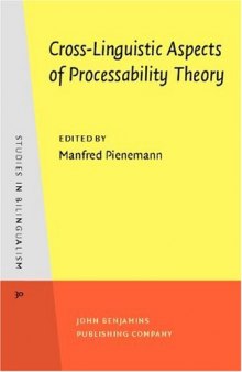 Cross-Linguistic Aspects of Processability Theory