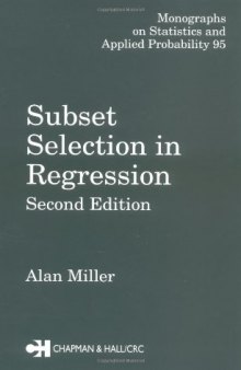 Subset Selection in Regression,Second Editon, Vol. 95