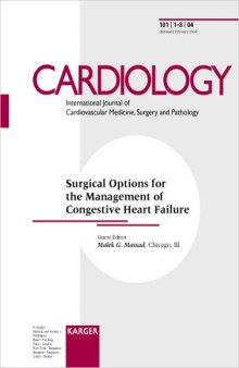 Surgical Options for the Management of Congestive Heart Failure