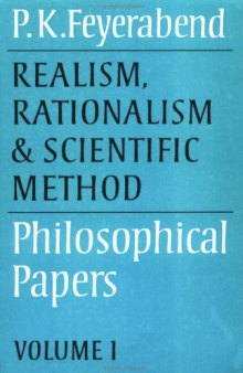 Realism, Rationalism and Scientific Method, Philosophical Papers, Volume 1  