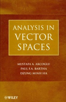 Analysis in Vector Spaces : A Course in Advanced Calculus