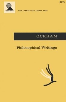 Philosophical Writings : A Selection