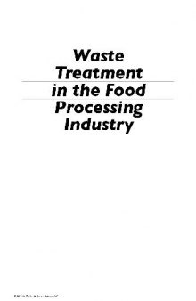 Waste Treatment in the Food Processing Industry