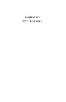 Elementary Set Theory