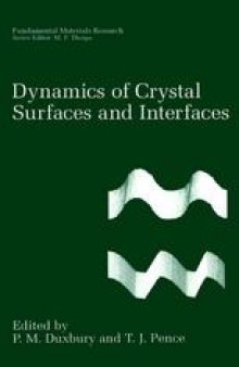 Dynamics of Crystal Surfaces and Interfaces