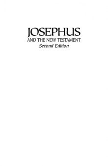 Josephus and New Testament, Second Edition