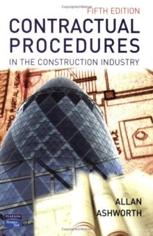 Contractual Procedures in the Construction, 5th Edition  