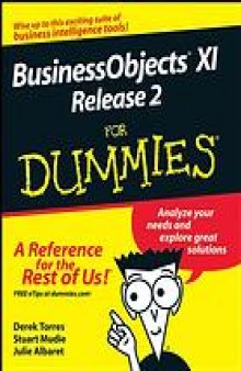 BusinessObjects XI release 2 for dummies
