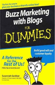 Buzz Marketing with Blogs For Dummies