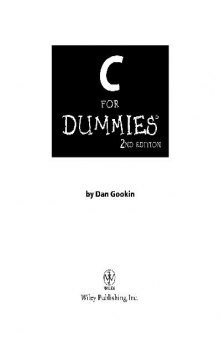 C for Dummies