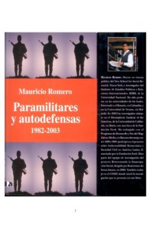 Paramilitares y autodefensas, 1982-2003