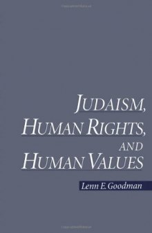 Judaism, human rights, and human values