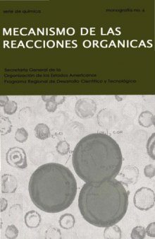 Mecanismo de las reacciones organicas : una introducción destinada a profesores de enseñanza media