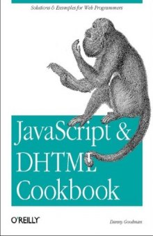 JavaScript and DHTML cookbook