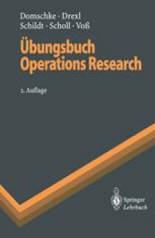 Übungsbuch Operations Research