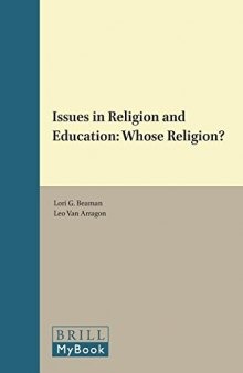 Issues in Religion and Education: Whose Religion?