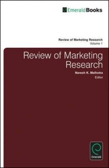 Review of Marketing Research volume 1 