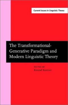The Transformational-Generative Paradigm and Modern Linguistic Theory
