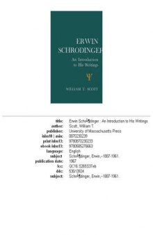 Erwin Schrödinger: an introduction to his writings