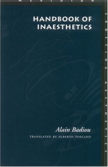 Handbook of Inaesthetics (Meridian: Crossing Aesthetics)