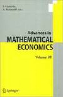 Advances in Mathematical Economics. Vol, 10