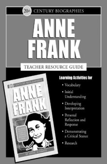 Anne Frank (20th Century Biographies) - Teacher's Guide  