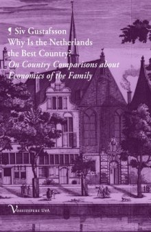 Why is the Netherlands the best country?: on country comparisons regarding the economics of the family