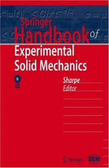 Springer Handbook of Experimental Solid Mechanics