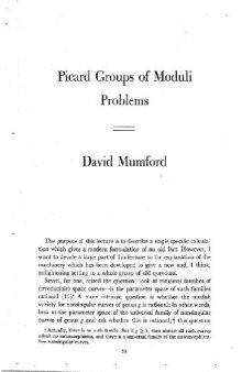 Picard groups of moduli problems