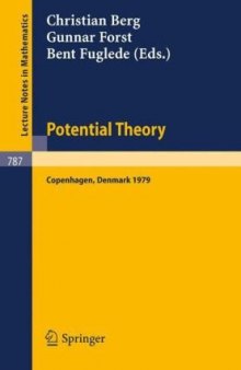 Potential Theory Copenhagen 1979