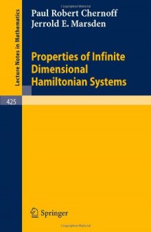 Properties of Infinite Dimensional Hamiltonian Systems