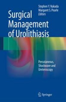 Surgical Management of Urolithiasis: Percutaneous, Shockwave and Ureteroscopy