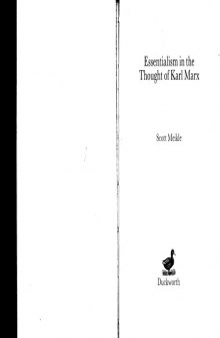 Essentialism in the Thought of Karl Marx