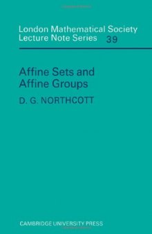 39 Affine Sets and Affine Groups