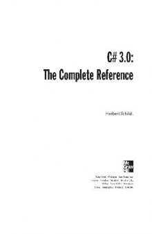 C# 3.0 - The Complete Reference