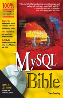 MySQL Bible with CDROM