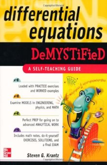 Differential Equations Demystified