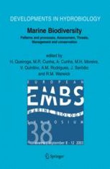 Marine Biodiversity: Patterns and Processes, Assessment, Threats, Management and Conservation