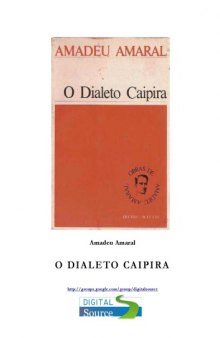 O dialeto caipira