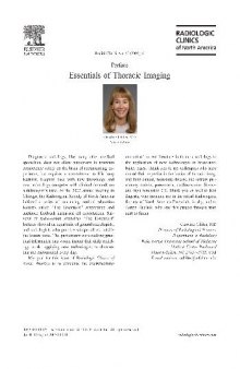 Essentials of Thoracic Imaging, An Issue of Radiologic Clinics