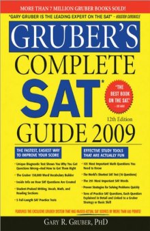 Gruber's Complete SAT Guide 2009