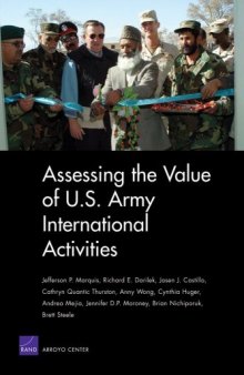 Assessing the Values of U.S. Army International Activities