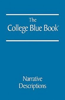 The College Blue Book: 36th Edition, 6-Volume Set