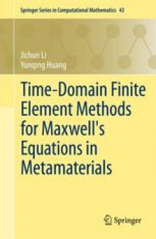 Time-Domain Finite Element Methods for Maxwell's Equations in Metamaterials