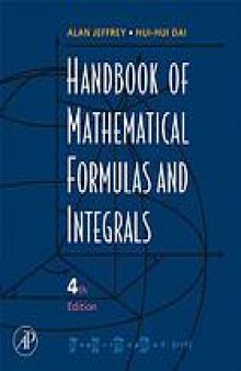 Handbook of mathematical formulas and integrals