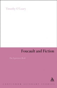 Foucault and fiction : the experience book